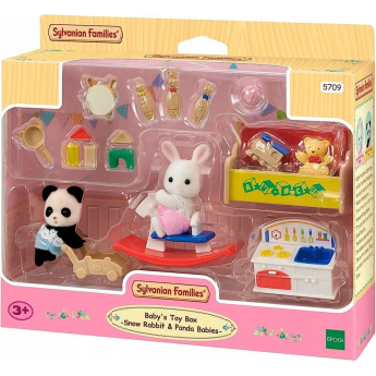 Набор SYLVANIAN FAMILIES Детская игровая комната с малыши Пандой и Снежным кроликом