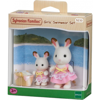 Набор SYLVANIAN FAMILIES КРОЛИКИ В КУПАЛЬНЫХ КОСТЮМАХ