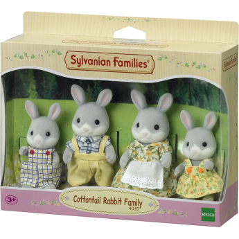 Набор SYLVANIAN FAMILIES СЕМЬЯ СЕРЫХ КРОЛИКОВ 4030